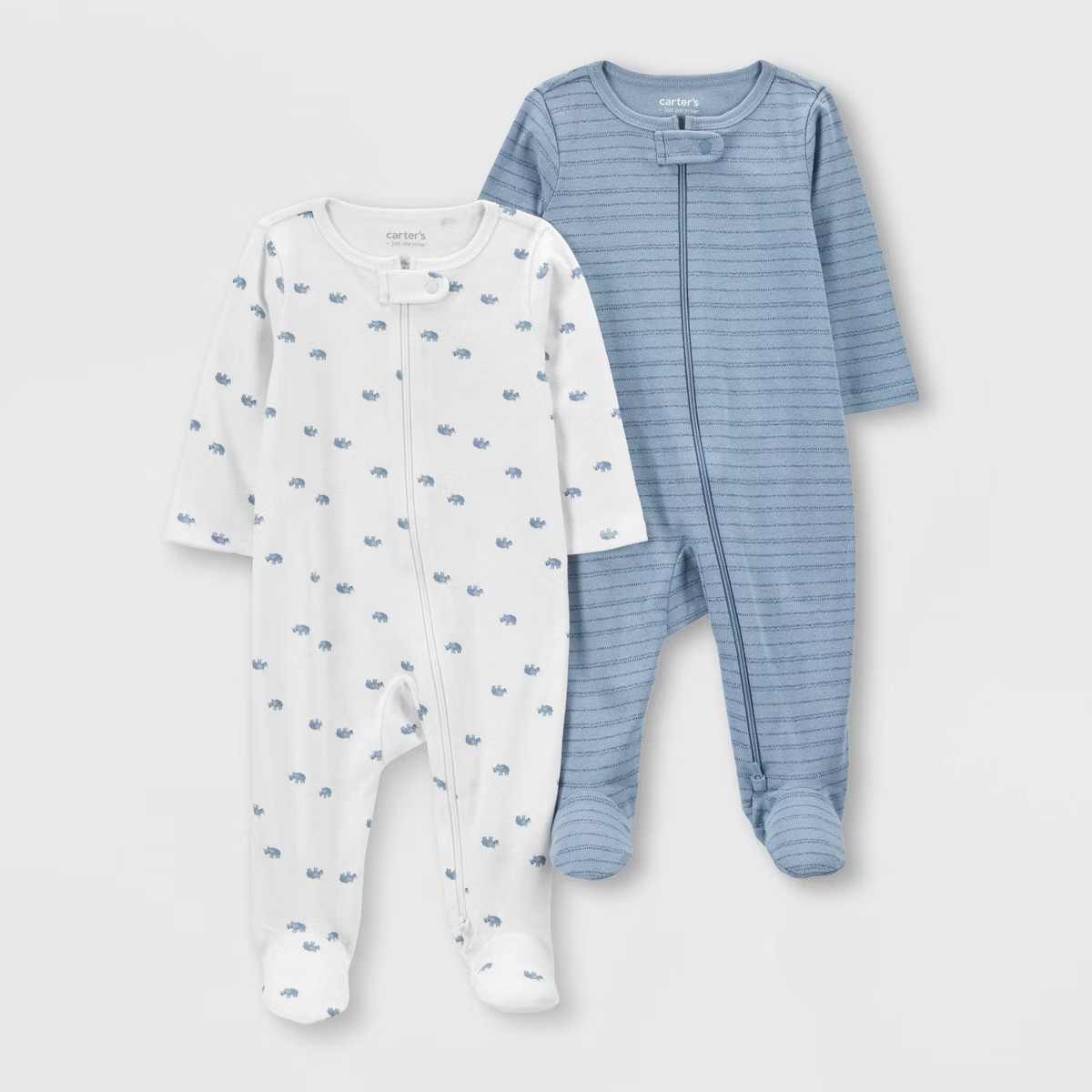 Carter's Just One You® Baby 2pk Rhino Sleep N' Play - Blue | Target
