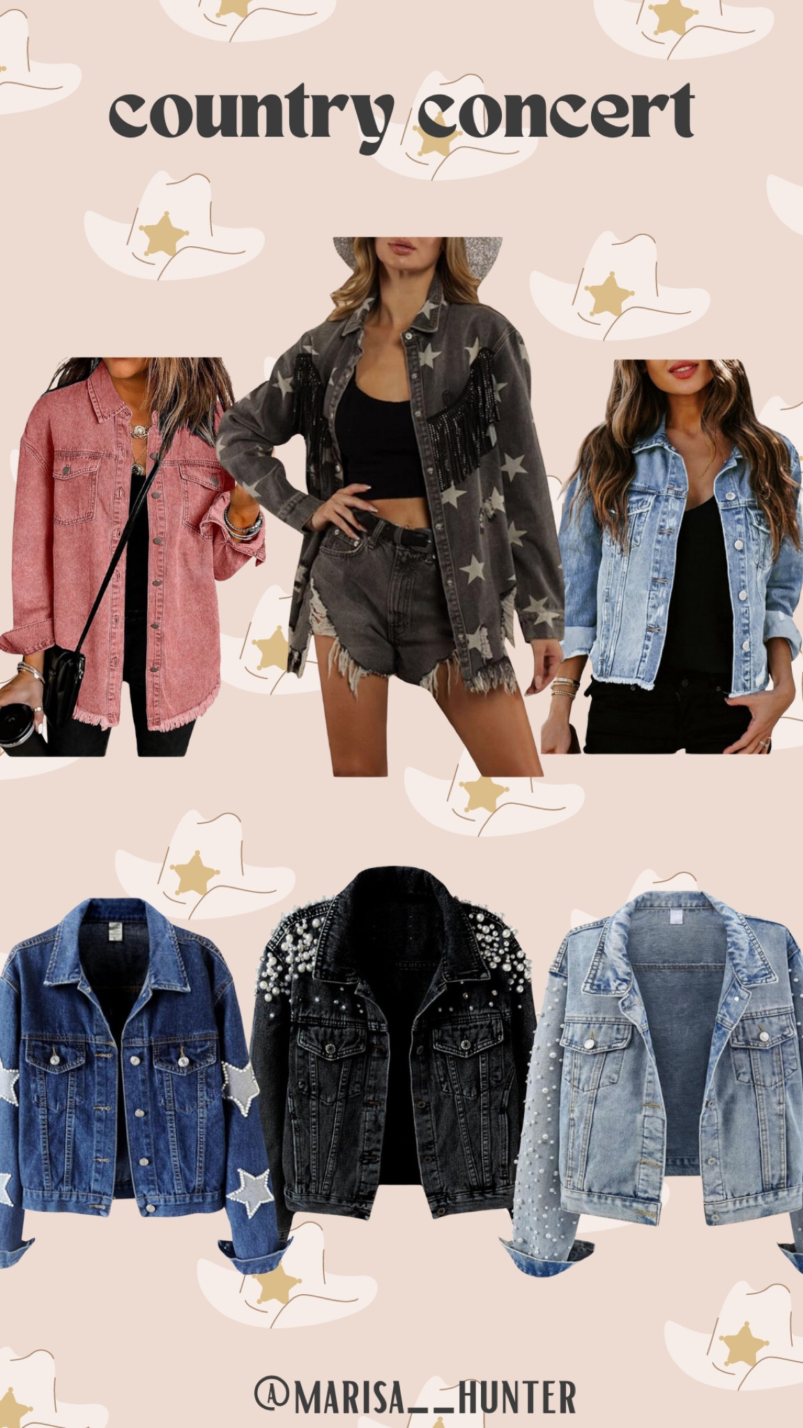thumbnail image 2 of Chouyatou Women's Fall Distressed Oversized Denim Jacket Embroidered 2 of 10