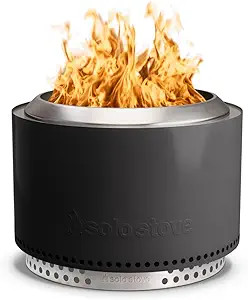 Solo Stove Yukon 2.0 + Stand, 27 Inch Smokeless Fire Pit – Portable Stainless Steel Outdoor Fir... | Amazon (US)