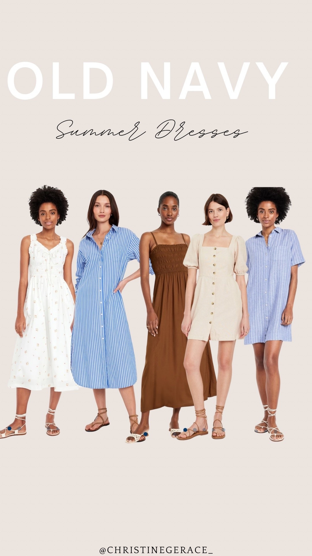 Old navy summer dress sales !! Starting at 40% off ! Loving these styles so much 

Summer outfit, summer dress, old navy, Christine gerace 

#LTKStyleTip #LTKFindsUnder50 #LTKSaleAlert