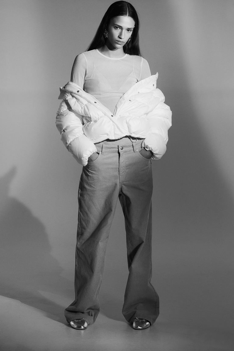 Corduroy Pants - Light gray - Ladies | H&M US | H&M (US + CA)