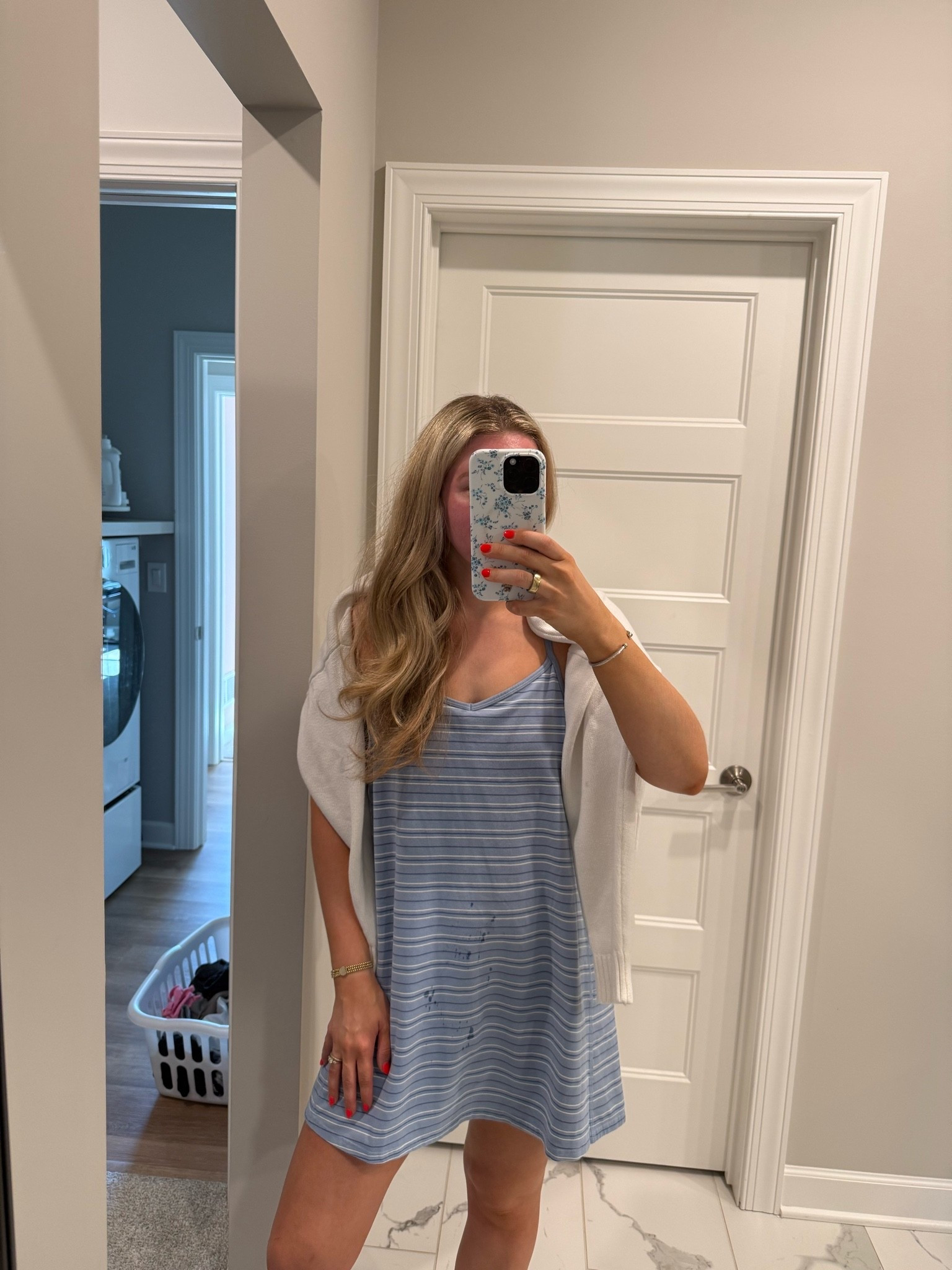 Perfect item for the moms this summer! Built in romper underneath! 
Wearing a medium 💙

#LTKmomlife #LTKootd