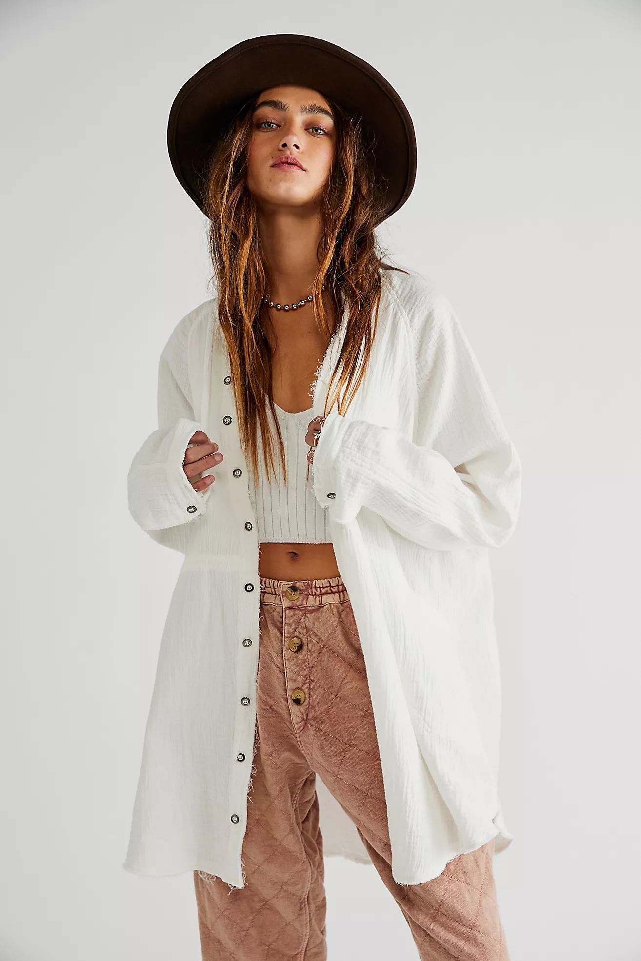 We The Free Summer Daydream Buttondown | Free People (Global - UK&FR Excluded)