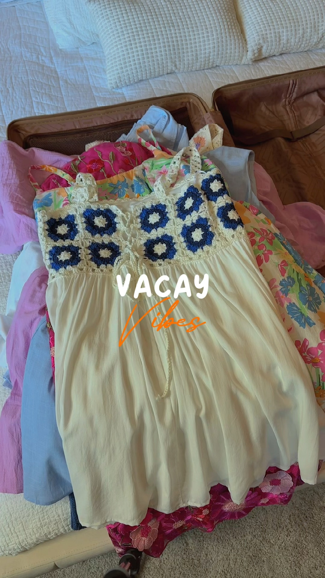Pack with me!
#vacay #vacaytiondress #vacationoutfita #abercrombie #AE #aerie #amazon #lulus #oldnavy #dresses #swim #coverups

#LTKswim #LTKtravel #LTKSeasonal