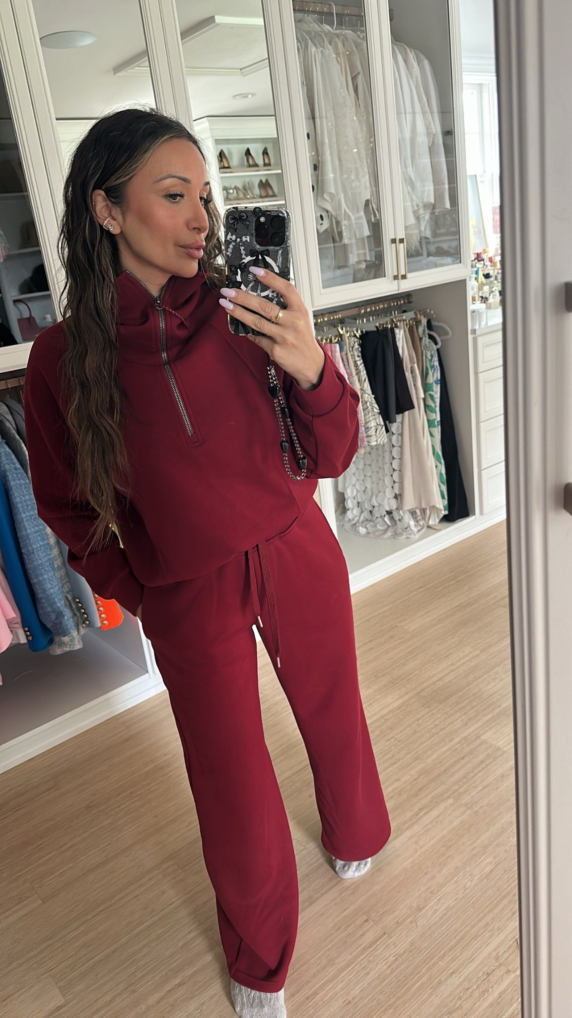 Burgundy set alo dupe 

Loungewear 
Amazon finds 

#LTKgrwm #LTKootd #LTKActive