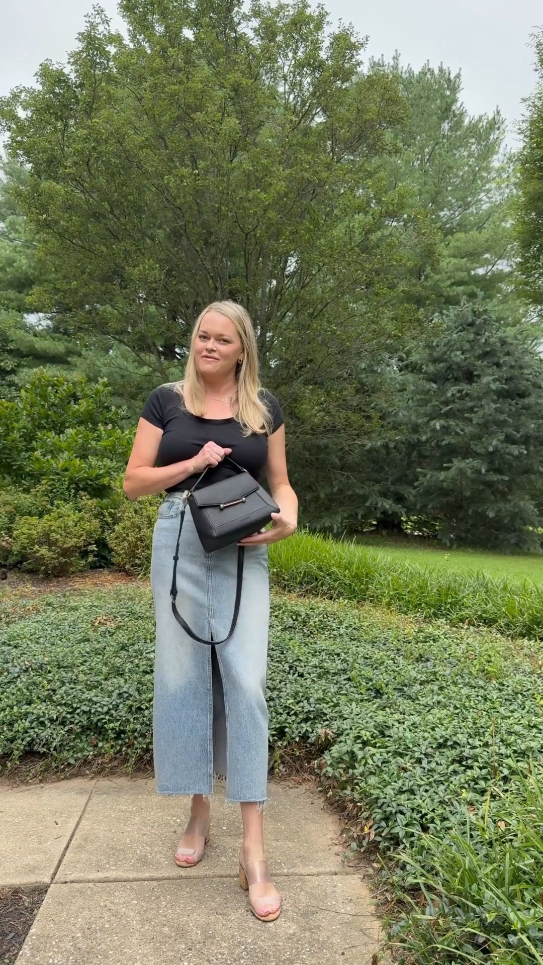 Loving this denim skirt and designer dupe handbag!

#LTKFindsUnder50 #LTKSaleAlert #LTKStyleTip