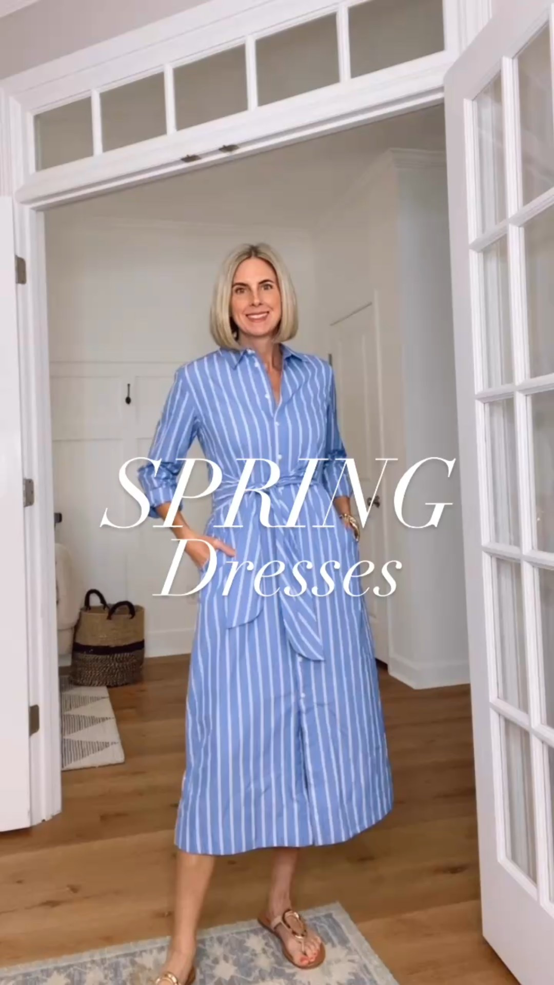 Classic blue and white striped shirt dress. Perfect for spring! The tie is attached and it has pockets. Wearing an xs. Sleeveless dress paired with belt wearing a small. 












#targetstyle 
Target dresses 



#LTKFindsUnder50 #LTKStyleTip #LTKOver40