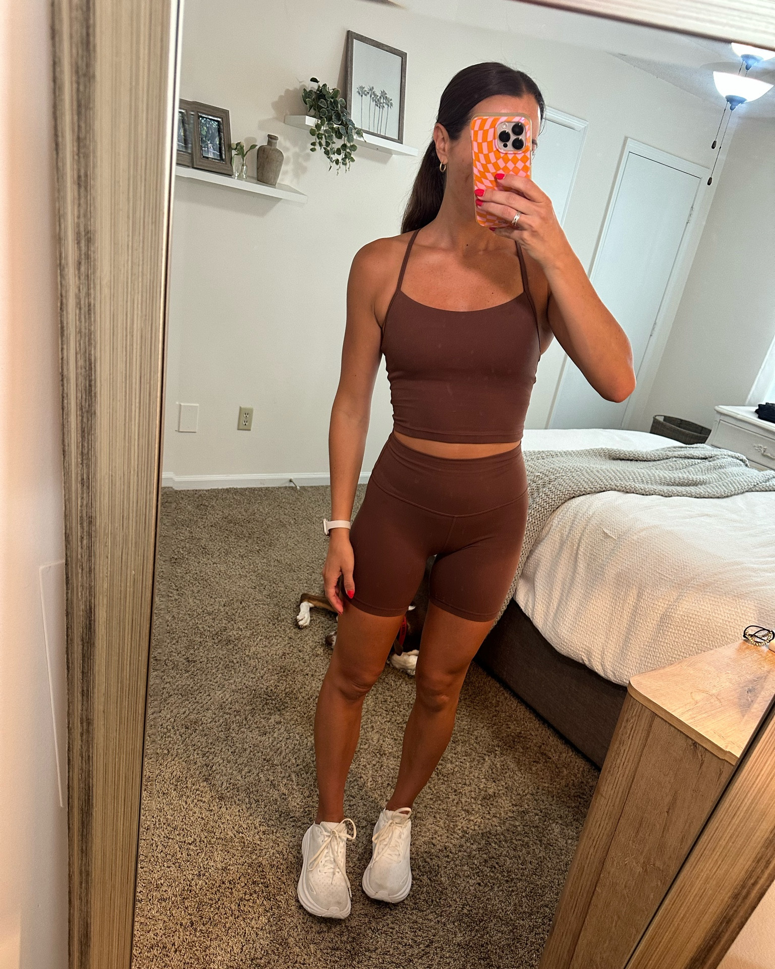 Amazon workout set 🤎 perfect for transitioning into fall! Wearing size small in both! 

#LTKFitness #LTKActive