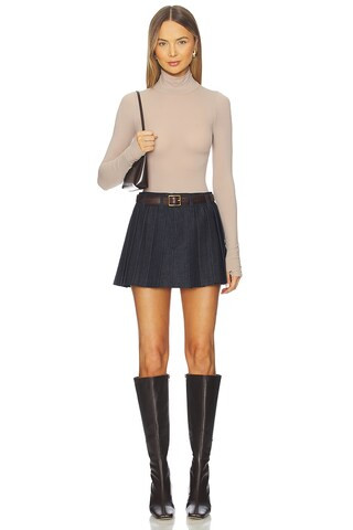 Ballet Turtleneck Bodysuit With Thumbholes | Revolve Clothing (Global)