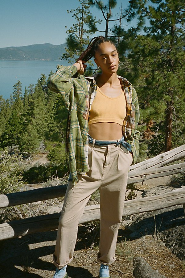BDG Kaden Mixed Plaid Button-Down Shirt | Urban Outfitters (US and RoW)