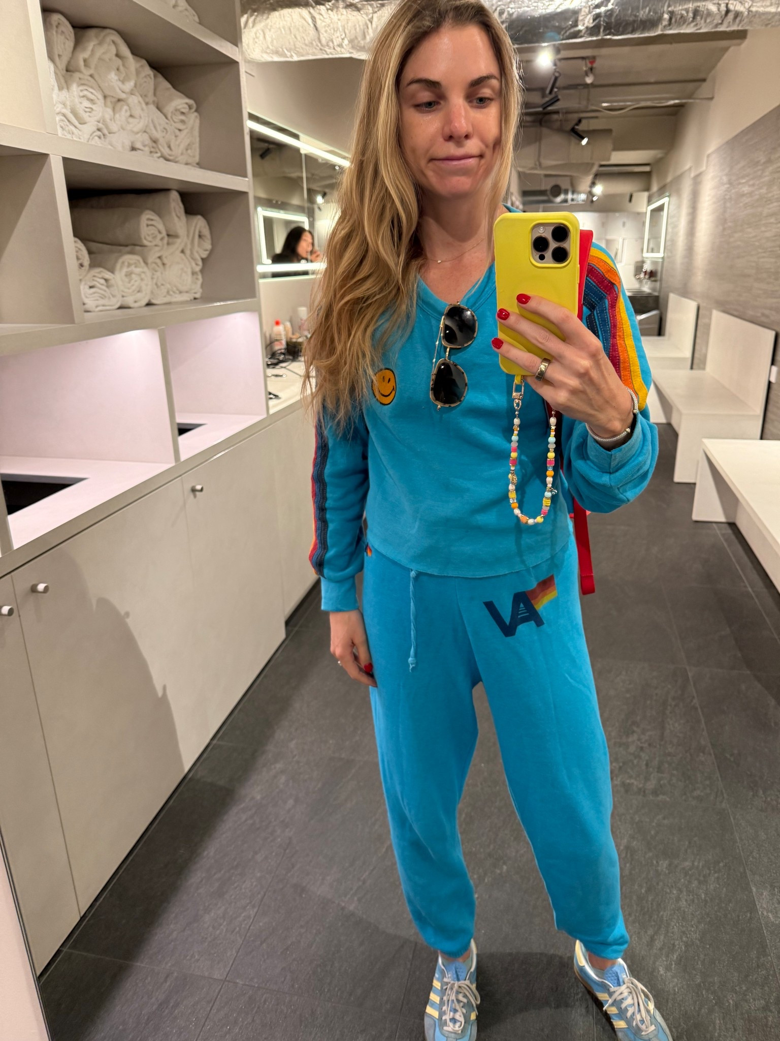 Never putting away the colour. When everyone else wears black & brown I’m like 👋wearing a size small- this is TTS! 

#LTKFindsUnder100 #LTKTravel #LTKActive