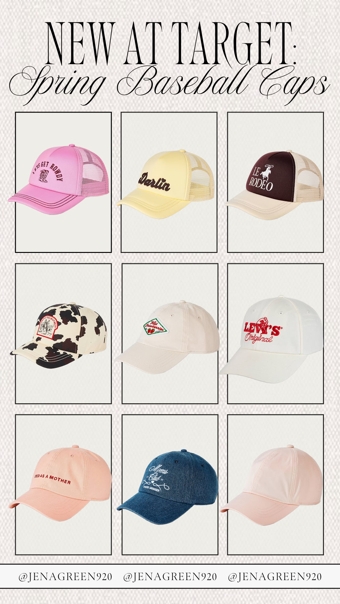 Target Spring Baseball Caps | Target Trucker Hats | Spring Hats 

 #LTKootd #LTKSeasonal #LTKTravel