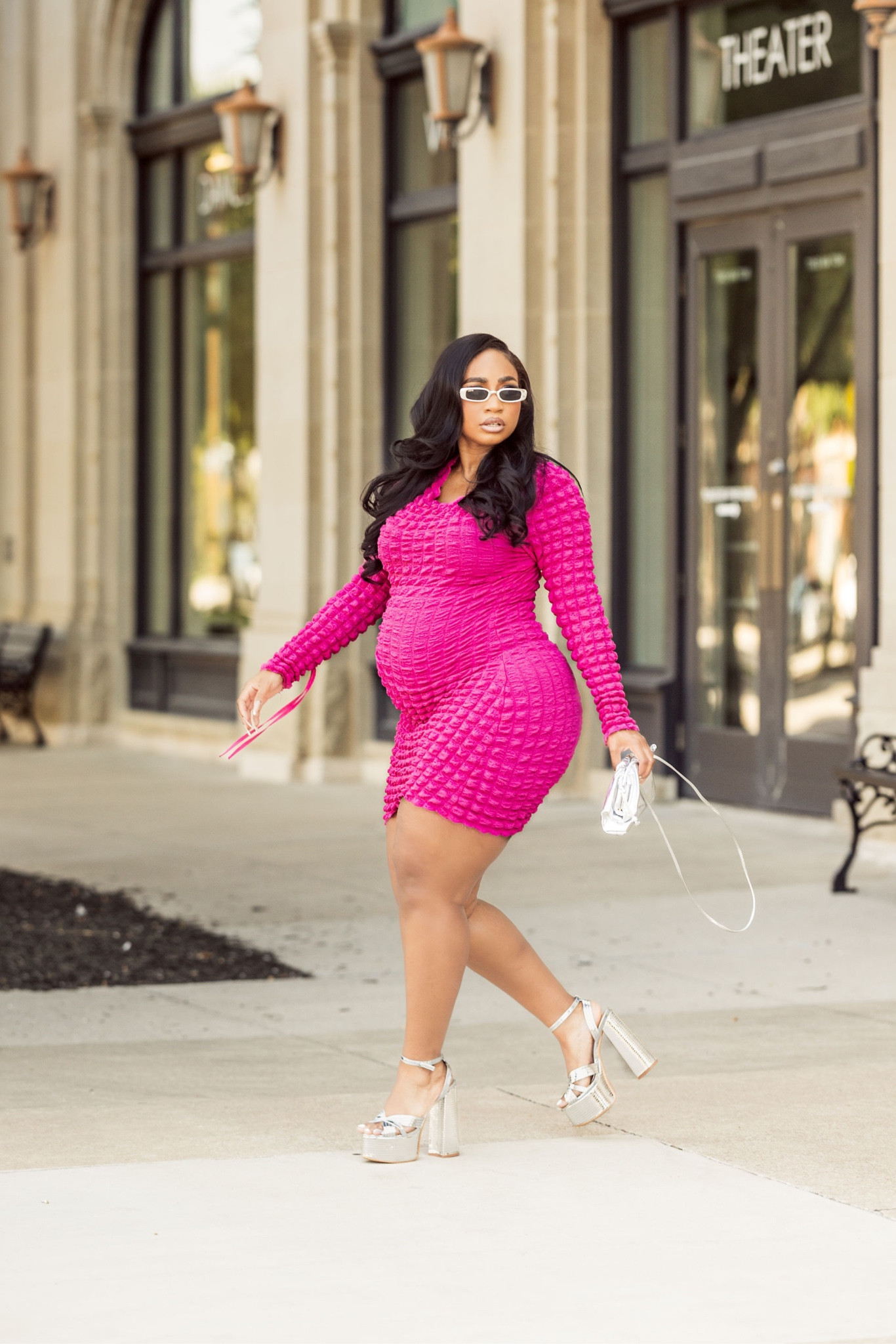 barbie pink maternity dress jalisaevaughn on LTK