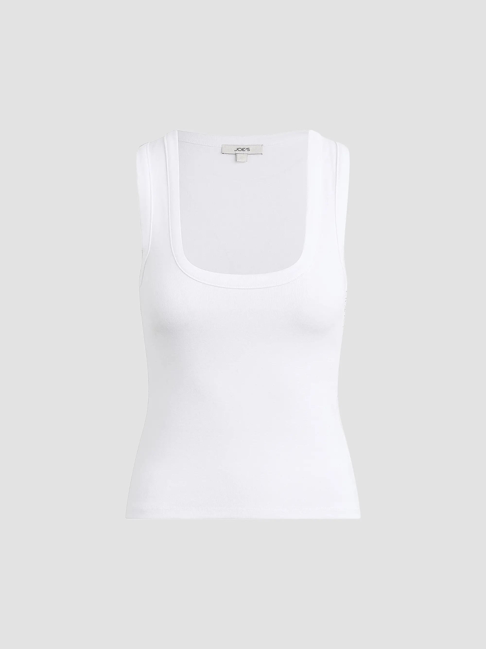 The U-Neck Cotton-Blend Tank | Saks Fifth Avenue