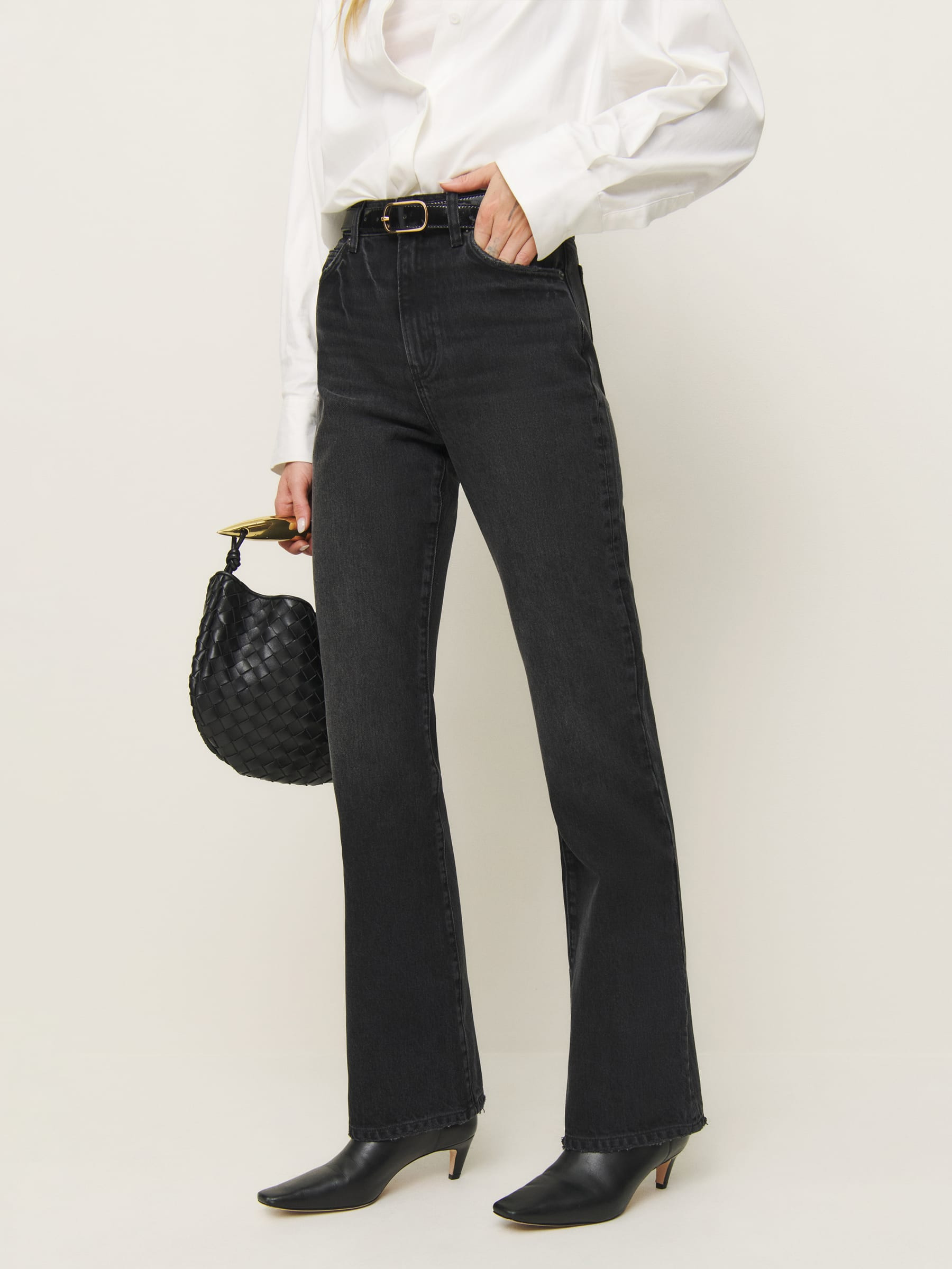 Mia High Rise Vintage Bootcut Jeans | Reformation (Global)