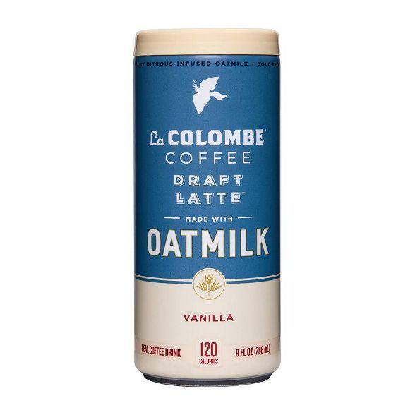 La Colombe Vanilla Draft Latte made with Oatmilk - 9 fl oz Can | Target