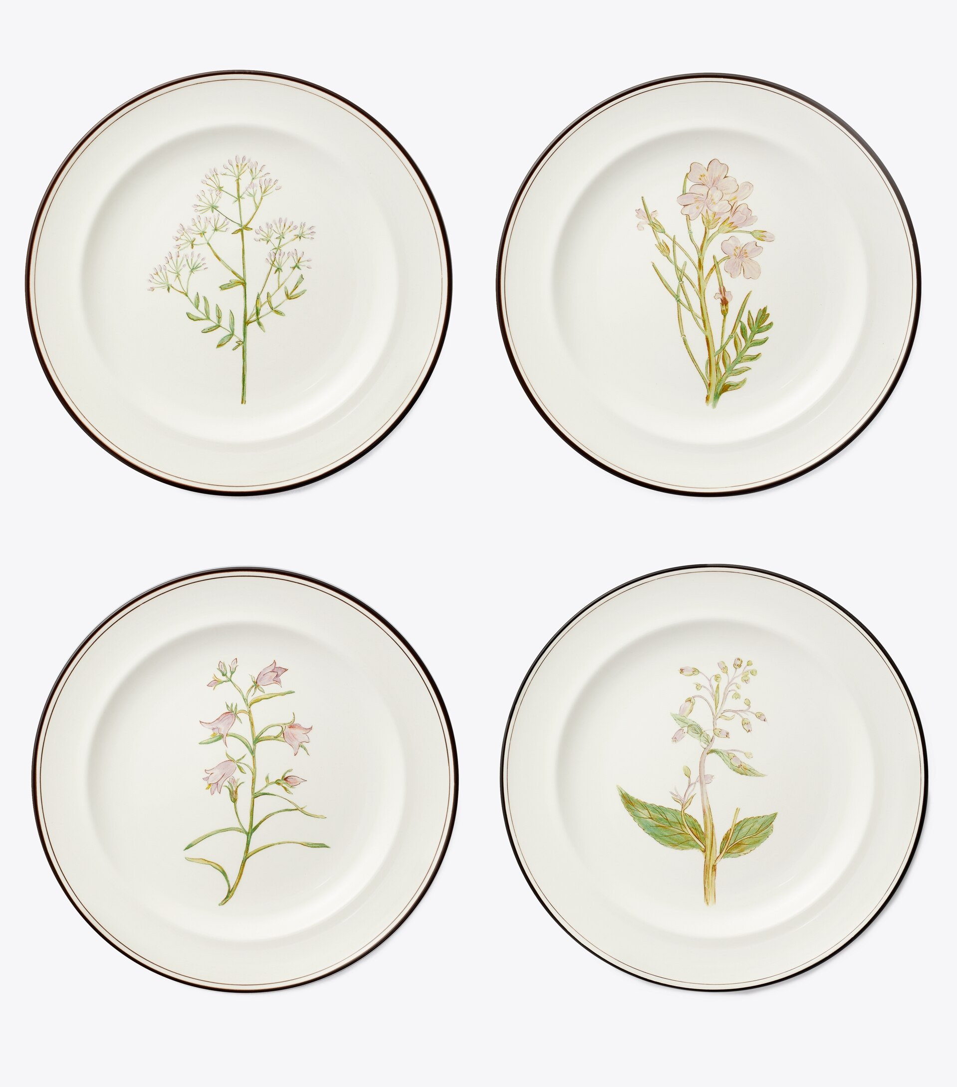 Lilac Flower Salad Plates, Set Of 4 | Tory Burch (US)