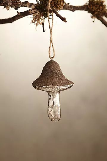 Mushroom Glitter Ornament | Anthropologie (US)