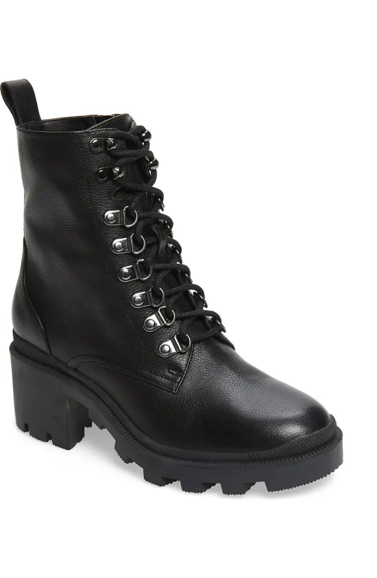 Taylor Block Heel Combat Boot | Nordstrom