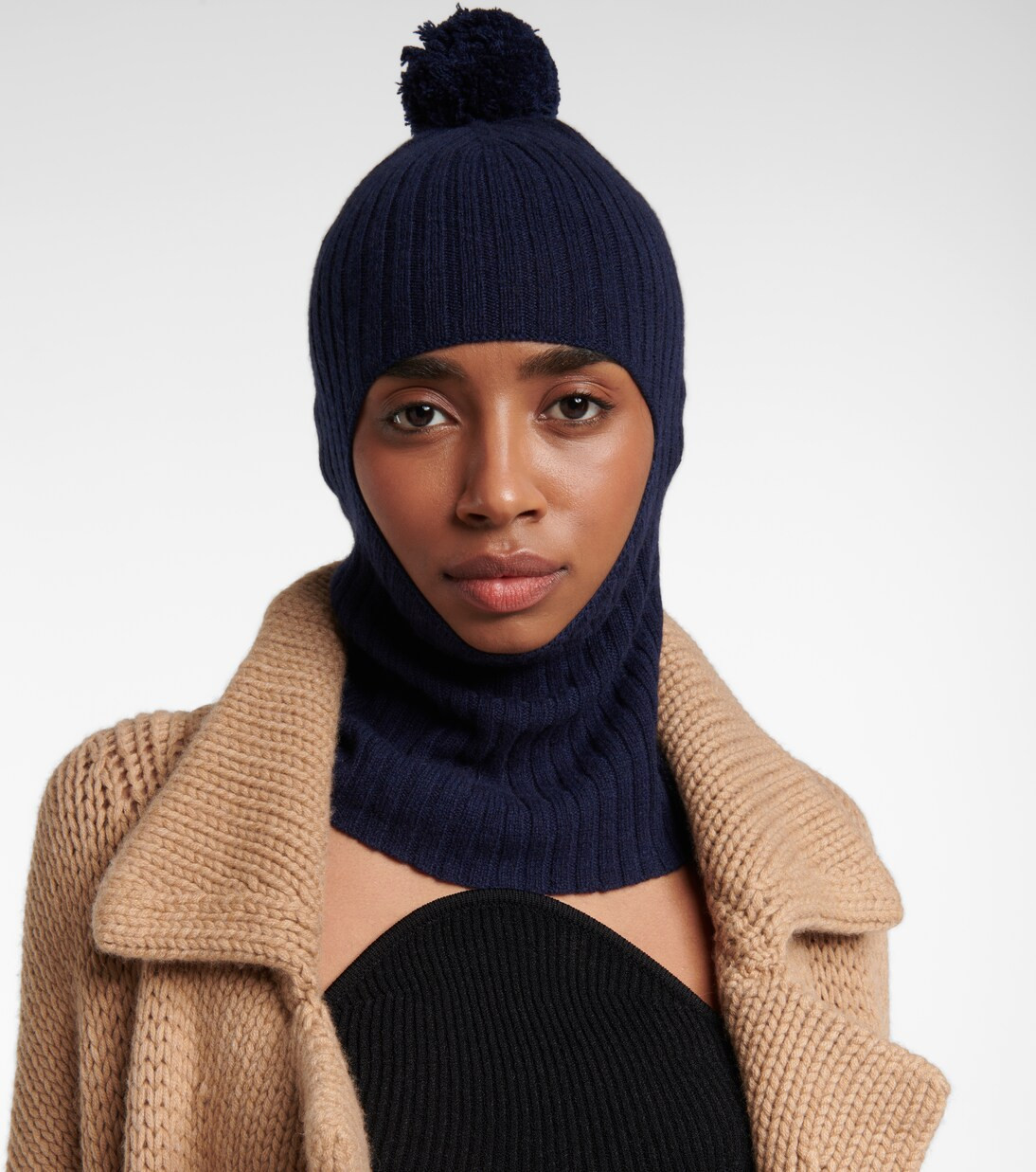 Cashmere ribbed-knit balaclava | Mytheresa (US/CA)