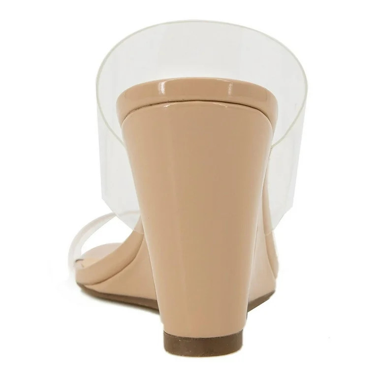 XOXO Womens Lotys  Open Toe Dressy Wedge Sandals | Walmart (US)