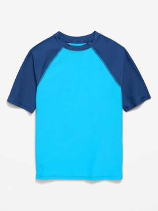 Short-Sleeve Rashguard Swim Top for Boys | Old Navy (US)