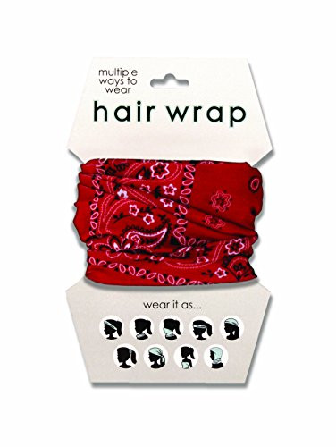 Spoontiques Red Bandana Hair Wrap | Amazon (US)