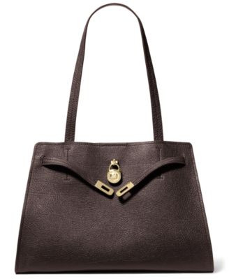 Michael Michael Kors Hamilton Moderne Large East West Fold Tote Handbag - Chocolate | Macy's