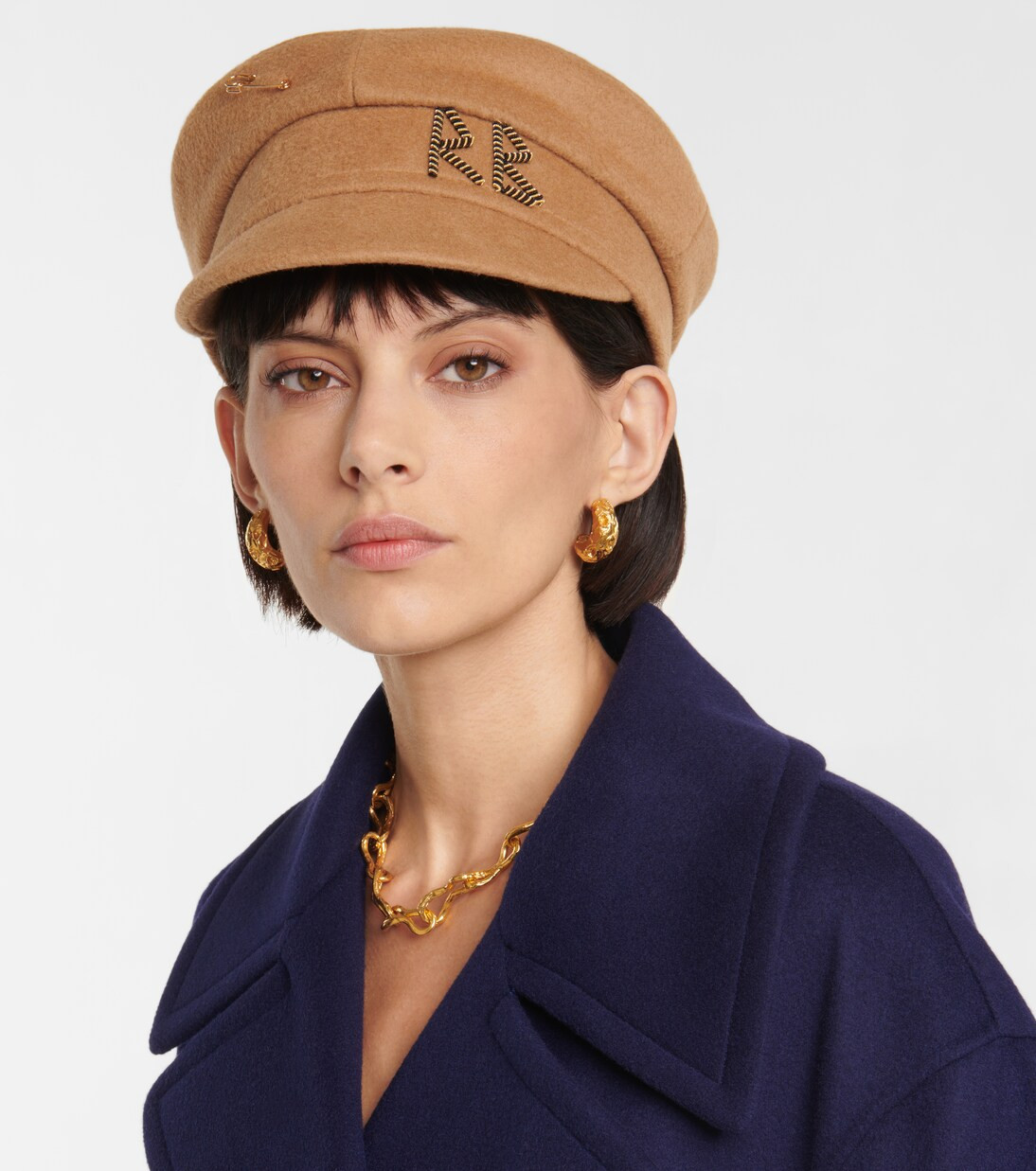 Bestickte Schiebermütze aus Wolle | Mytheresa (DACH)