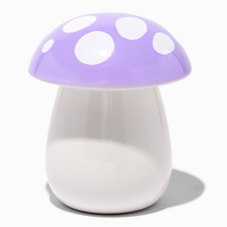 Purple Mushroom Ceramic Candle Jar | Claire's (US)