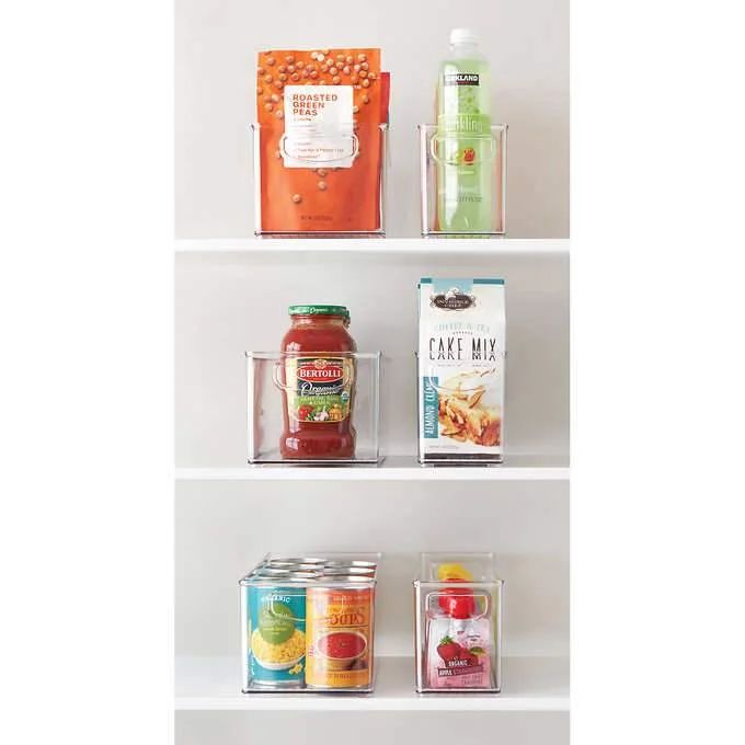 iDesign Linus Deep Storage Bins, 6-piece Set | Walmart (US)