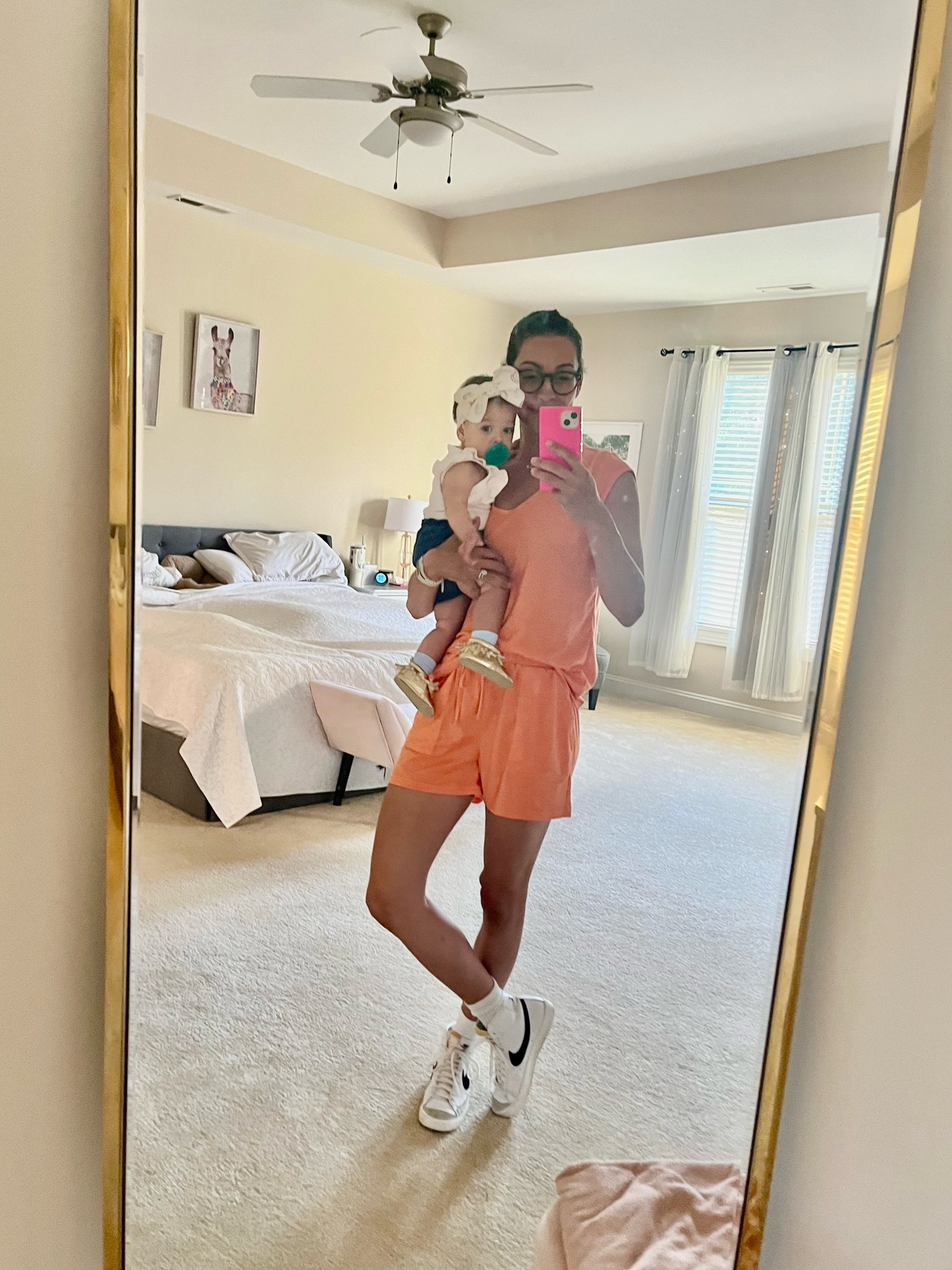 Feelin like orange sherbet today 🍦😆 this set comes in a ton of colors and is so cheap I might need to order more 😏