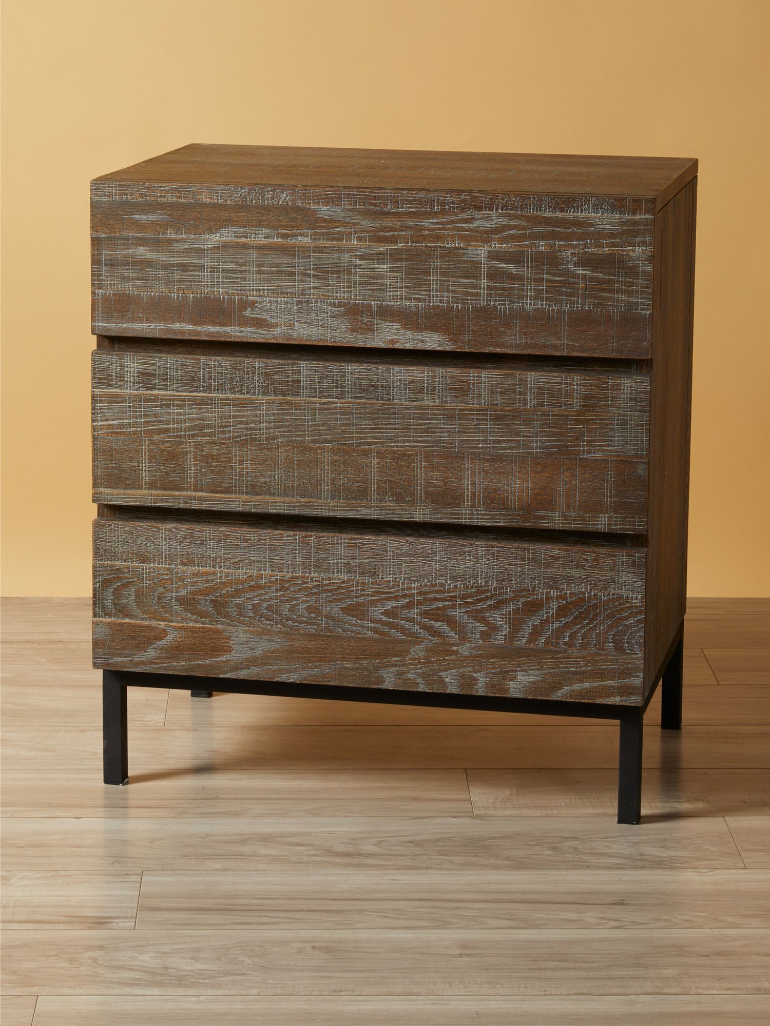 18x31 Solid Oak Belson 3 Drawer Nightstand | Living Room | HomeGoods | HomeGoods