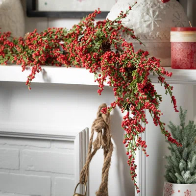 5' Cedar Berry Garland | Wayfair Professional