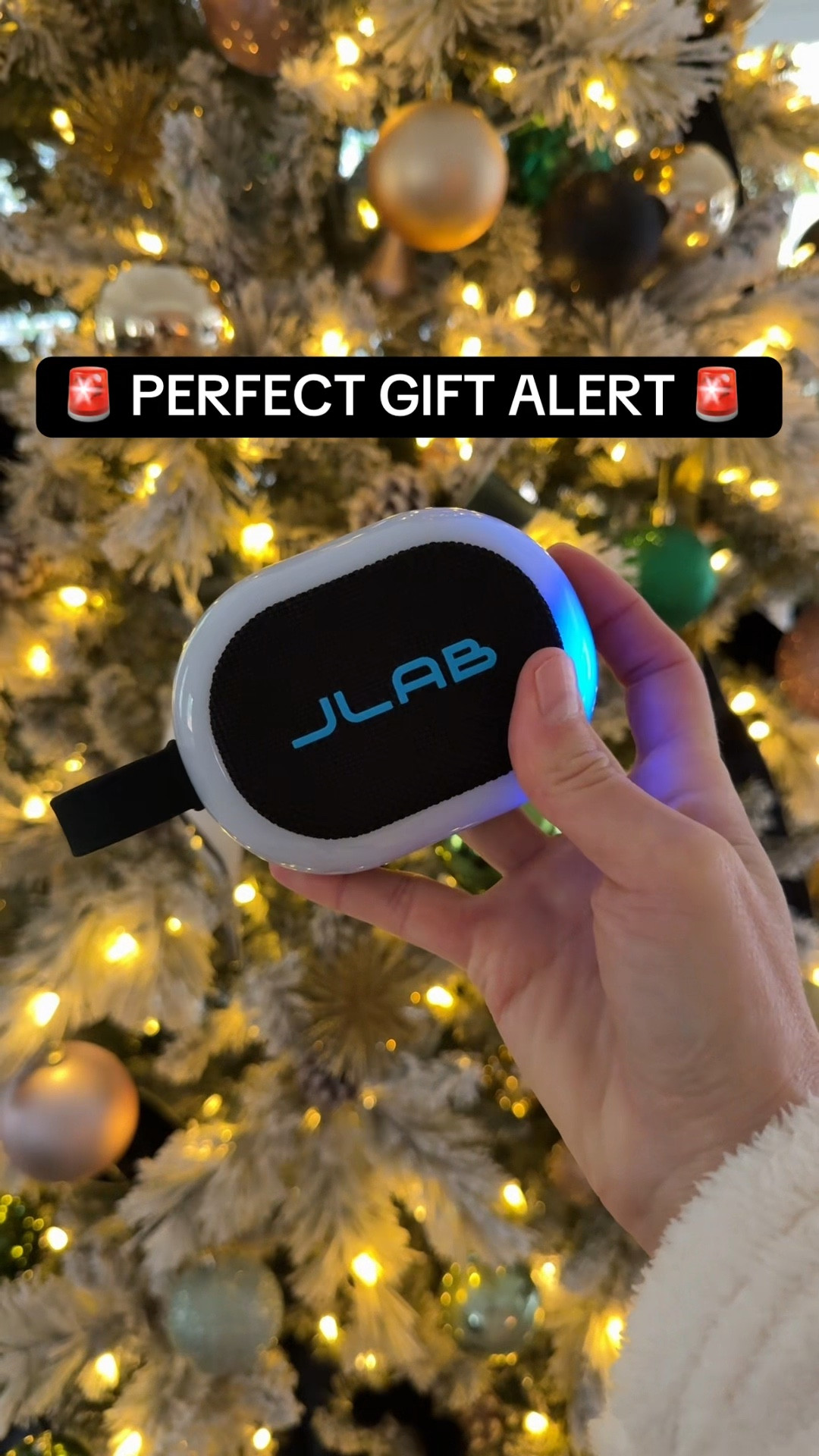 This JLab PartyPop speaker is such a good holiday gift idea 🎄 Perfect for teens, kids, adults—literally everyone! Light show, Bluetooth, portable, waterproof and such a vibe under the Christmas tree. 🔊✨ #bluetoothspeaker #jlab #giftidea #stockingstuffer @JLab 

#LTKGiftGuide #LTKFindsUnder50 #LTKTravel