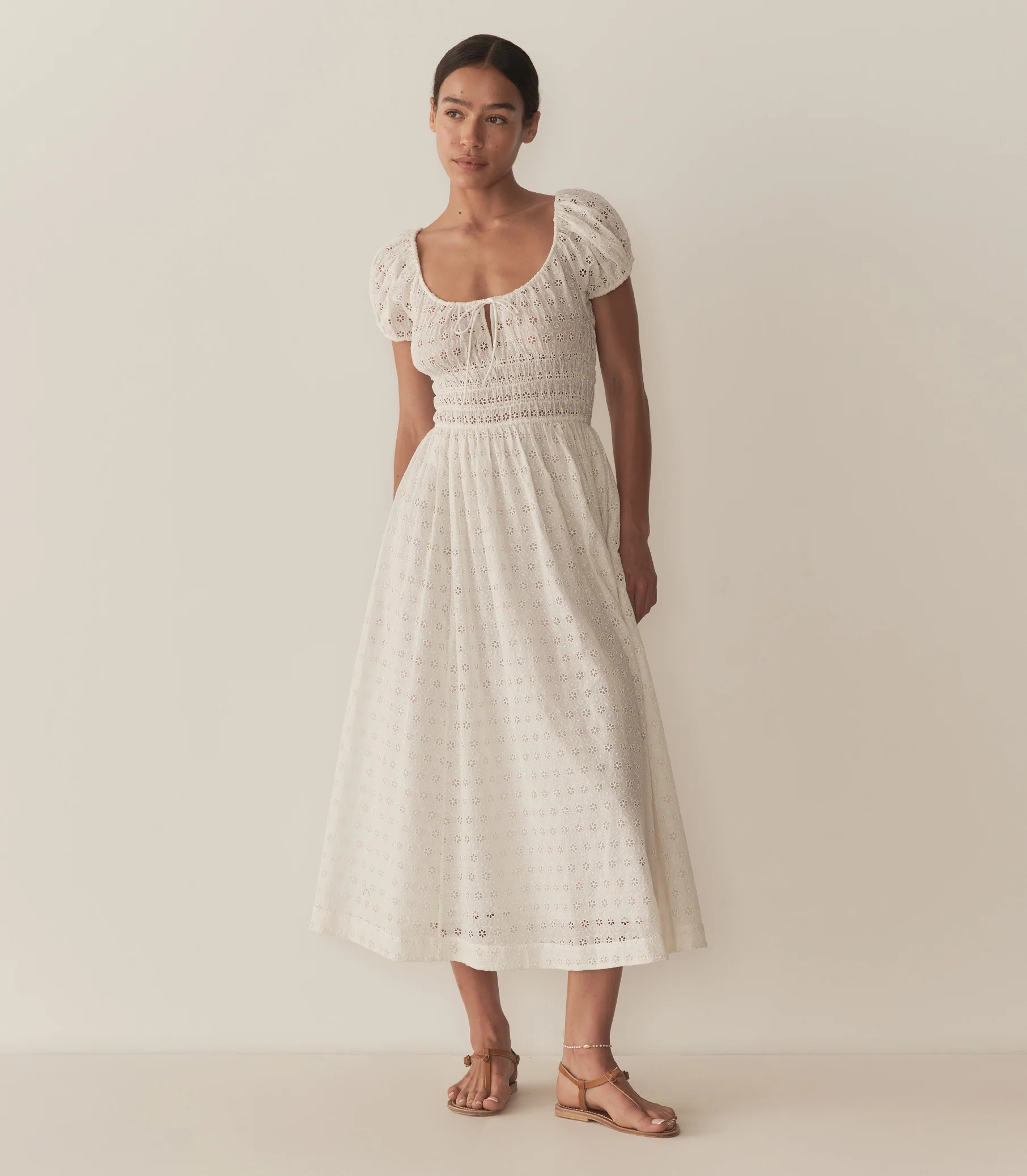 Quinn Dress - Salt | DÔEN | DOEN
