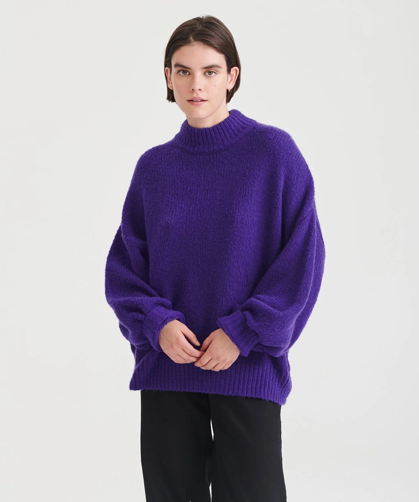Airspun Mockneck Sweater | NAADAM
