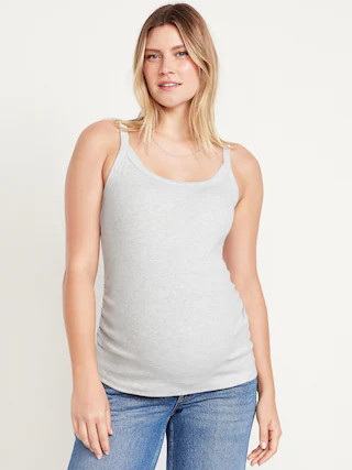 Maternity Ribbed Cami Tank Top | Old Navy (US)