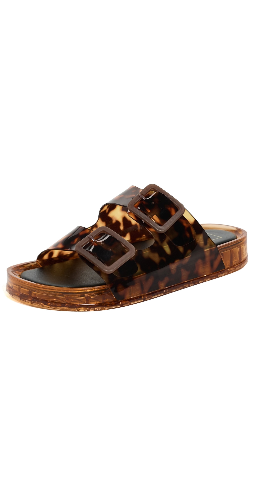 Dolce Vita Julio Jelly Sandals Tortoise Vinyl 6 | Shopbop
