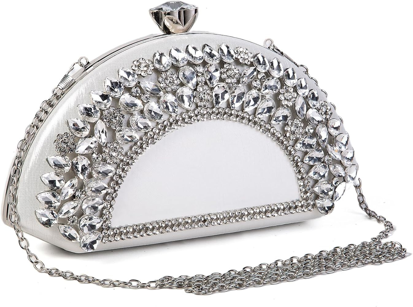 Womens Sparkly Rhinestone Glitter Clutch Purse Evening Handbag Shoulder Bag for Wedding Party Pro... | Amazon (US)