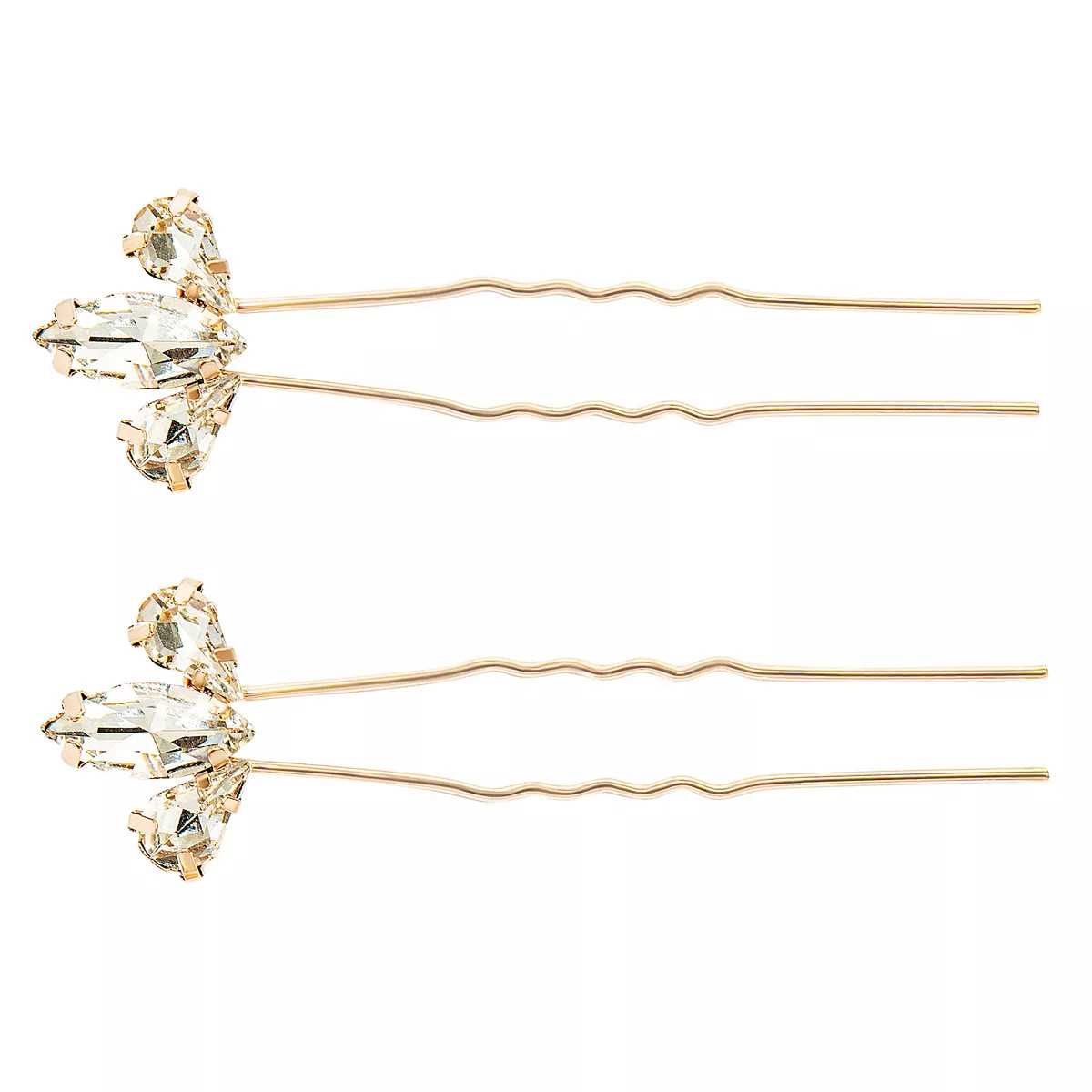 LC Lauren Conrad Simulated Crystal Teardrop Cluster Hair Pin Set | Kohl's