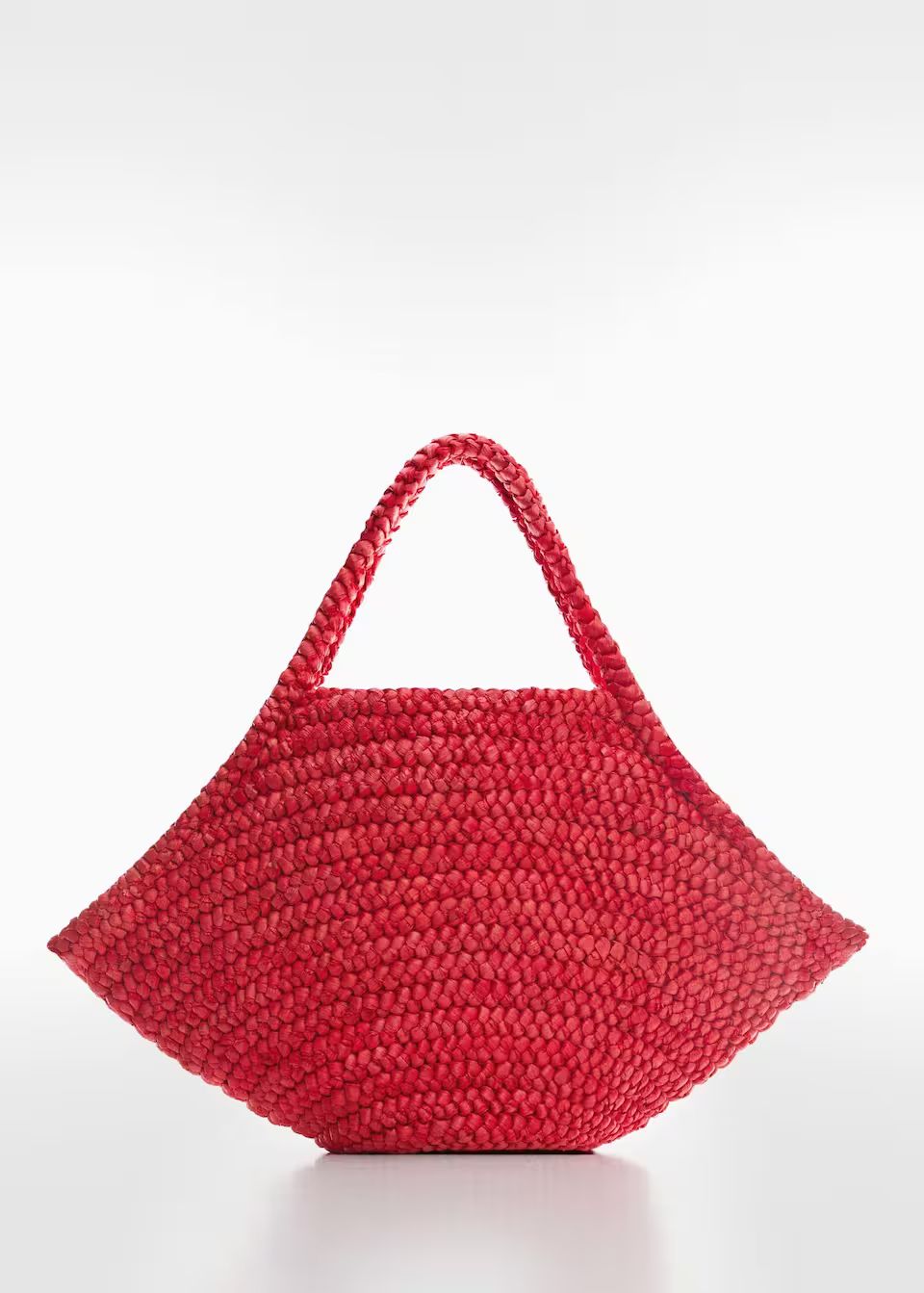 Double strap basket bag -  Women | Mango USA | MANGO (US)