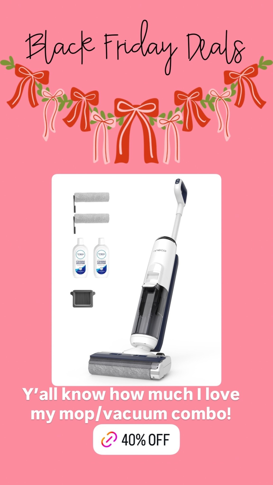 Y’all know how much I love my mop/vacuum combo! Tineco for the win 

#LTKCyberWeek #LTKGiftGuide #LTKmomlife