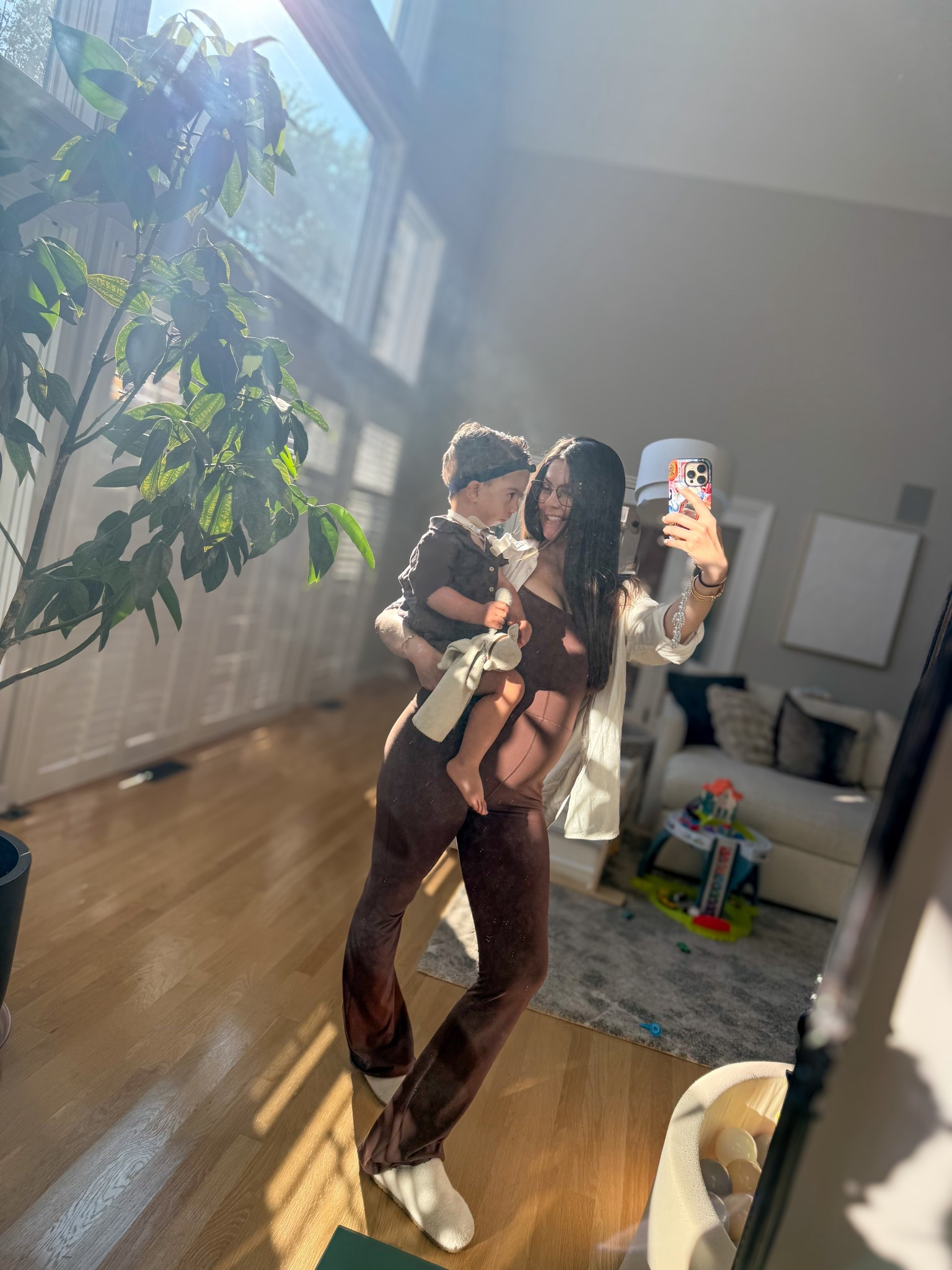 Mommy and me matching boy mom outfit 