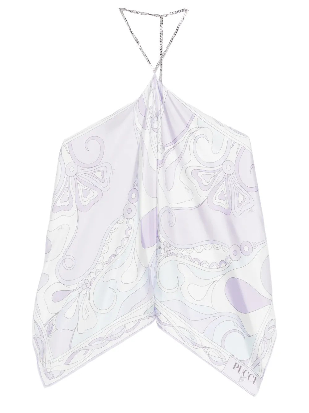 PUCCI orchidee-print Chain Top | Purple | FARFETCH AU | Farfetch Global