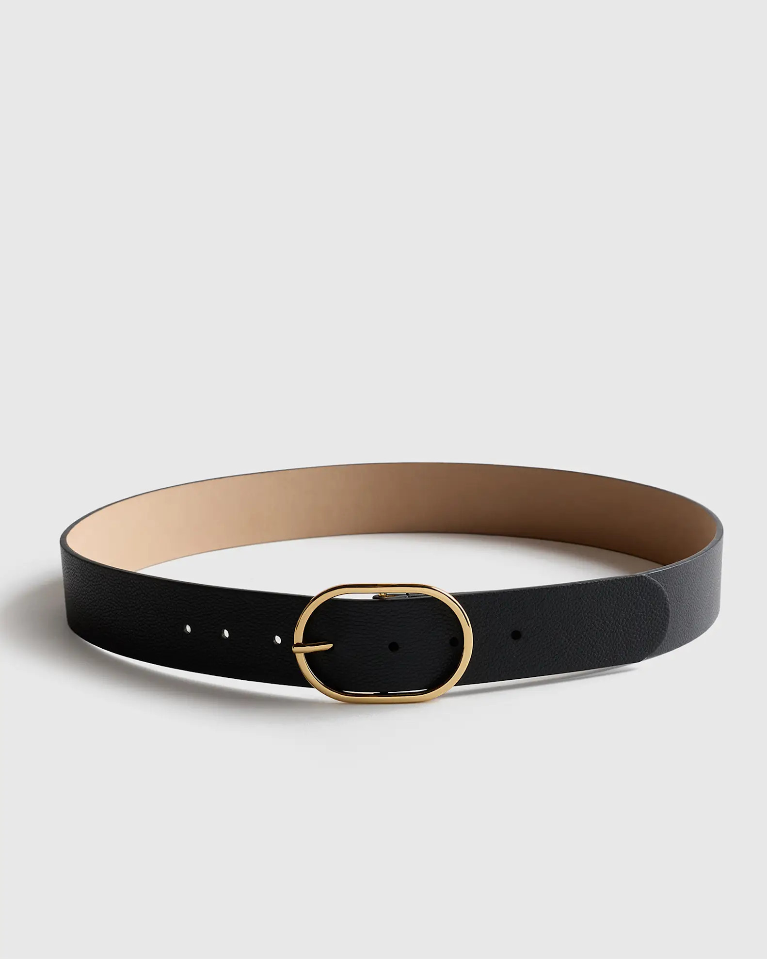 Cleo Oval European Leather Belt | Quince