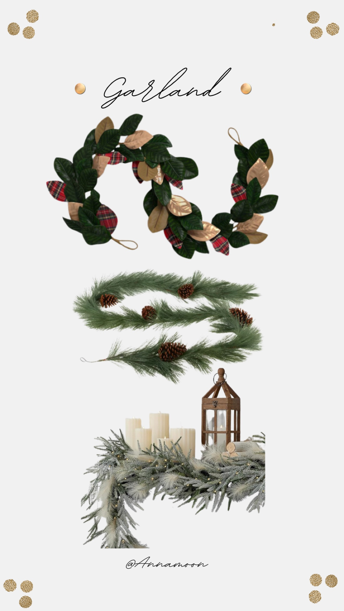 Holiday decor - garland 

#LTKfindsunder50 #LTKHoliday #LTKSeasonal