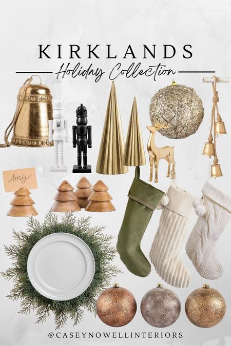Christmas, holiday decor, winter, seasonal, Kirkland’s, table decor, shelf decor, decour, modern, transitional, neutral, table tree, brass trees, wood trees, bells, nutcracker, mantle stockings, reindeer, Christmas ornaments, placemat, charger, table setting, table styling.

#LTKSeasonal #LTKhome #LTKHoliday