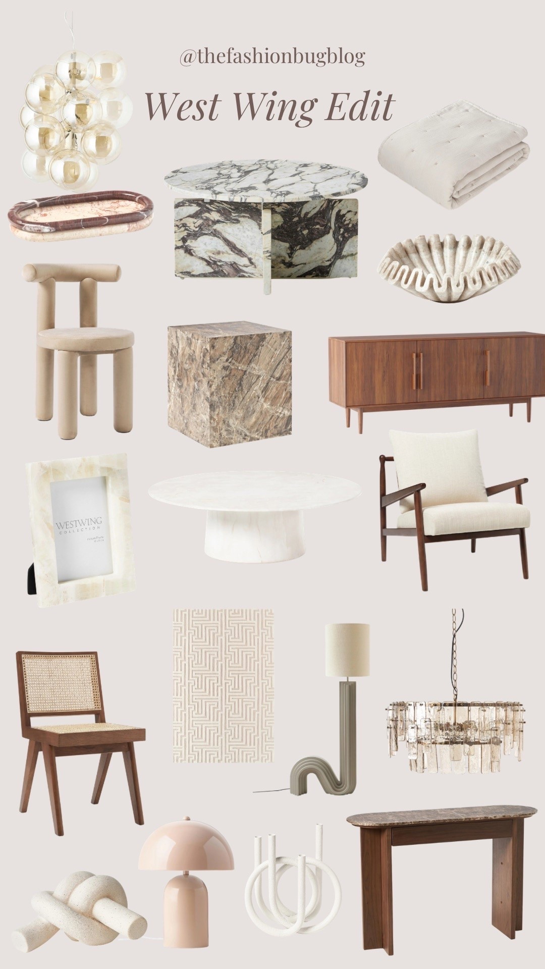 west wing interiors edit furniture chair accessories marble home cozy

#LTKluxury #LTKgiftguide #LTKautumn