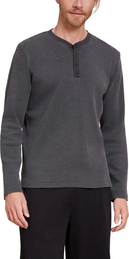 Pigment Waffle Long Sleeve Henley | Nordstrom